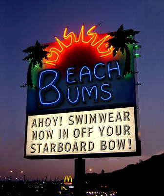 Tanning salon sign
